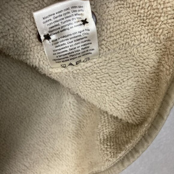 Levi's Sherpa Lined Shirt Jacket Shacket Mens 3XL Khaki Tan Workwear Classic - Picture 12 of 15